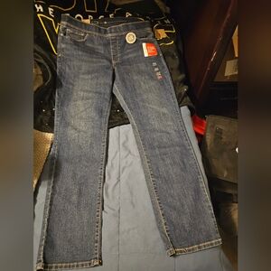 Levis Classic Blue Women's Jeans Pull On Legging, Tummy Slimming Size 16M/33